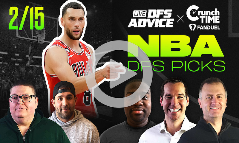 GrindersLive / Crunch Time - 2/15/23 NBA DFS Picks & Strategy