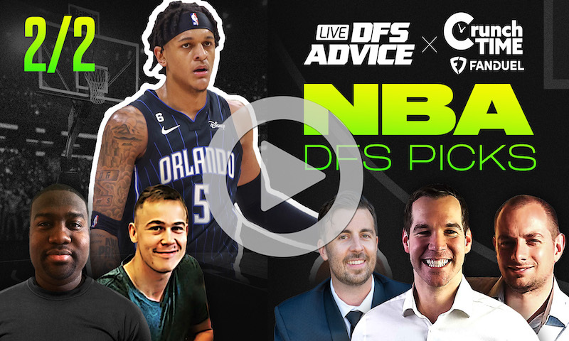 NBA DFS GrindersLive & Crunch Time Show Block - 2/2/24
