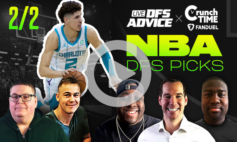 GrindersLive / Crunch Time - 2/2/23 NBA DFS Picks & Strategy
