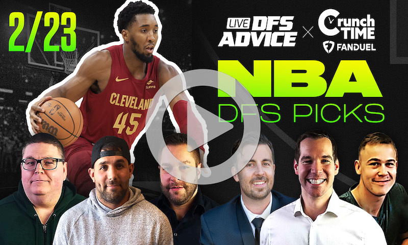 NBA DFS GrindersLive & Crunch Time Show Block - 2/23/24