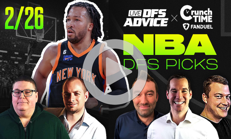NBA DFS GrindersLive & Crunch Time Show Block - 2/26/24