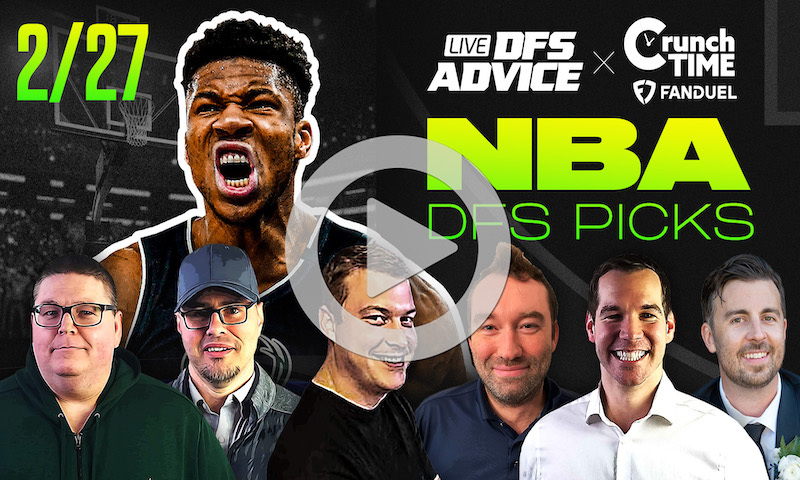 NBA DFS GrindersLive & Crunch Time Show Block - 2/27/24