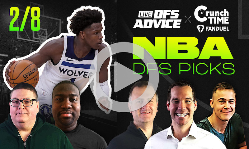 GrindersLive / Crunch Time - 2/8/23 NBA DFS Picks & Strategy