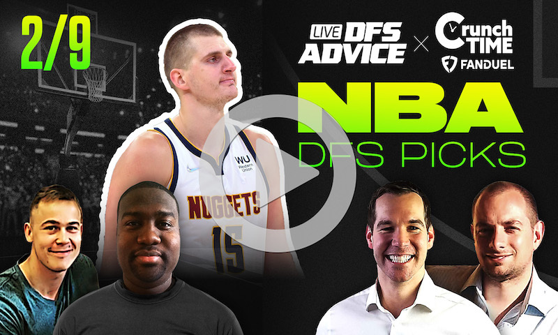 GrindersLive / Crunch Time - 2/9/23 NBA DFS Picks & Strategy