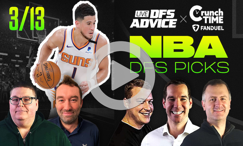 GrindersLive / Crunch Time - 3/13/23 NBA DFS Picks & Strategy