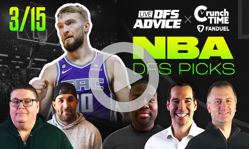 GrindersLive / Crunch Time - 3/15/23 NBA DFS Picks & Strategy