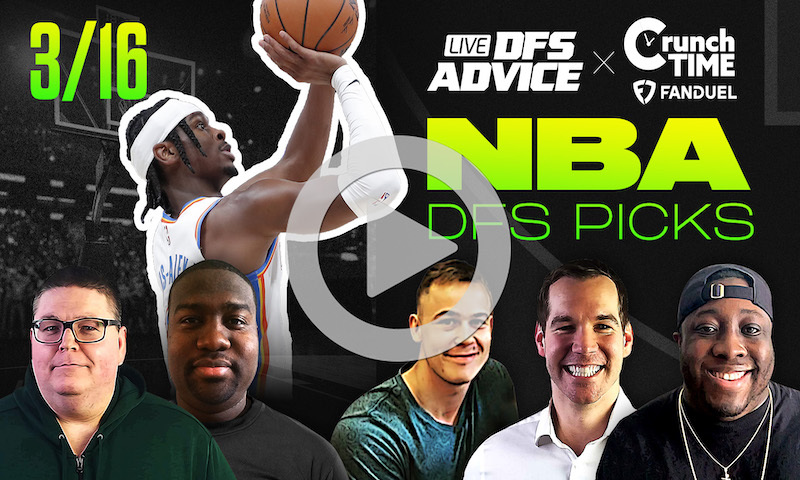GrindersLive / Crunch Time - 3/16/23 NBA DFS Picks & Strategy