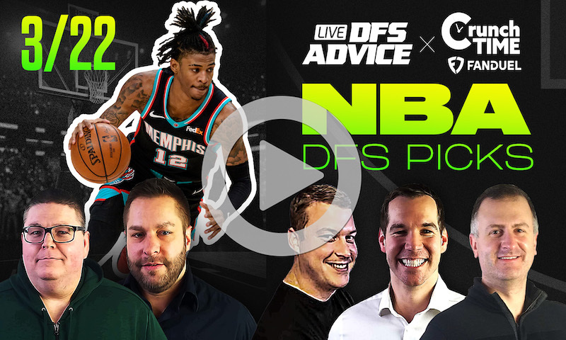 GrindersLive / Crunch Time - 3/22/23 NBA DFS Picks & Strategy