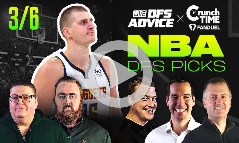GrindersLive / Crunch Time - 3/6/23 NBA DFS Picks & Strategy
