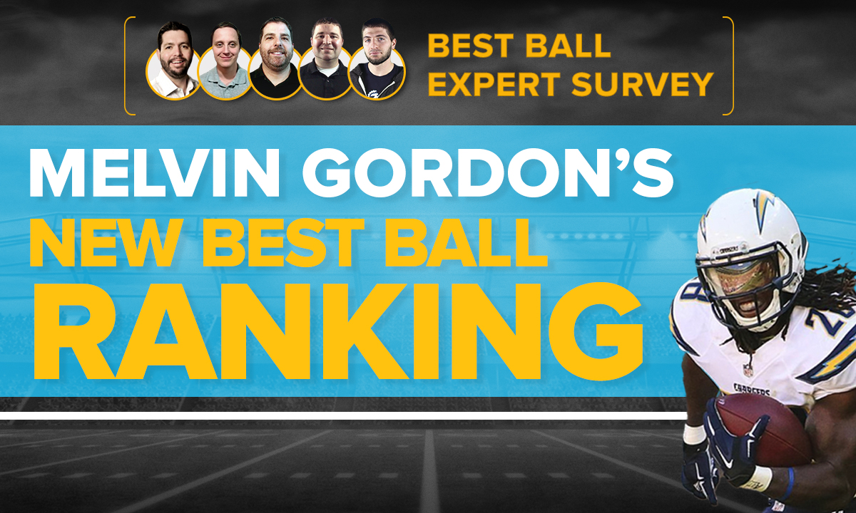 NFL Best Ball: How Does the Melvin Gordon News Affect His Ranking?