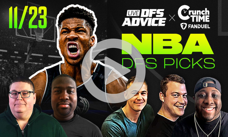 GrindersLive / Crunch Time - 11/23/22 NBA DFS Picks & Strategy