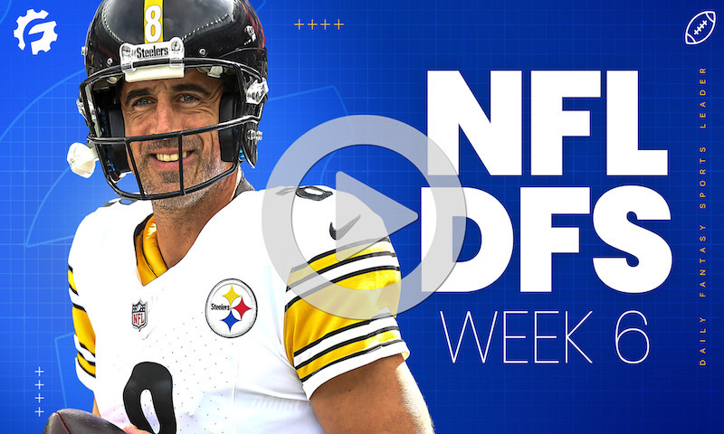 NFL DFS Sunday Morning Show Block - Week 6