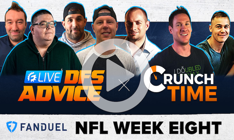NFL DFS GrindersLive Sunday Show Block - Week 8
