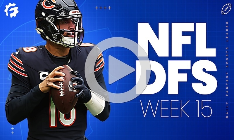 NFL DFS Sunday Morning Show Block - Week 15