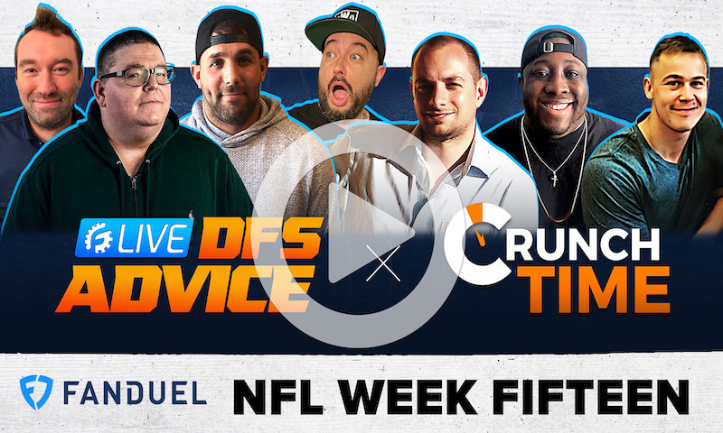 NFL DFS GrindersLive Sunday Show Block - Week 15