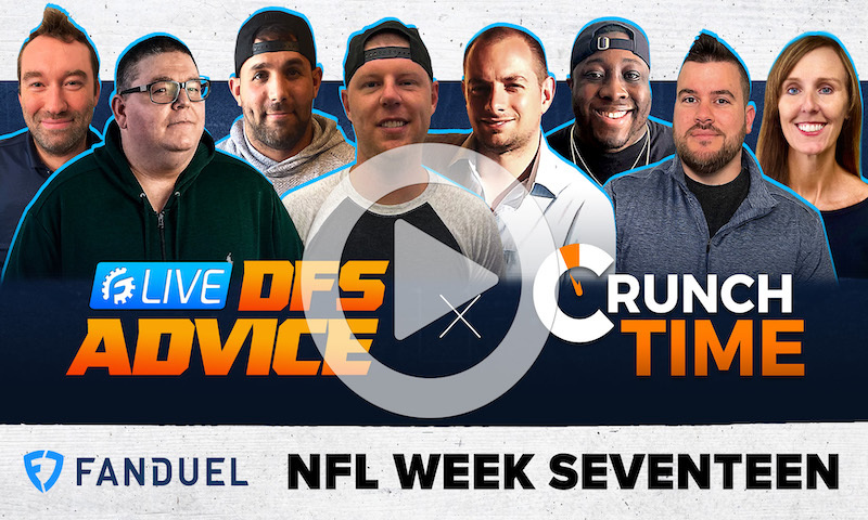 NFL DFS GrindersLive Sunday Show Block - Week 17