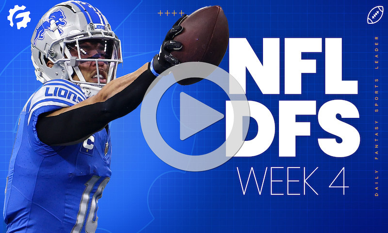 NFL DFS Sunday Morning Show Block - Week 4