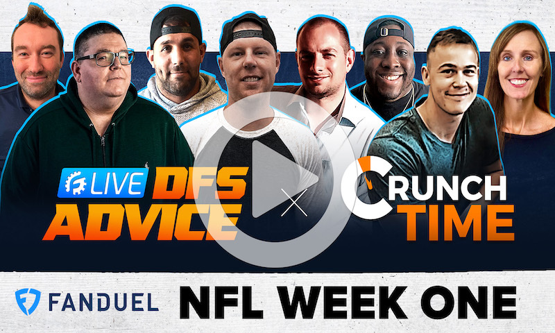 NFL DFS GrindersLive Sunday Show Block - Week 1