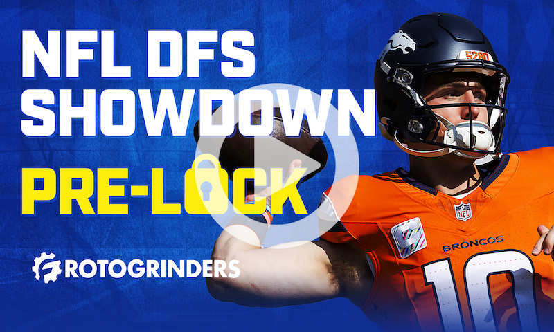 NFL DFS Showdown Pre-Lock Show: Week 7 - Thursday Night Football