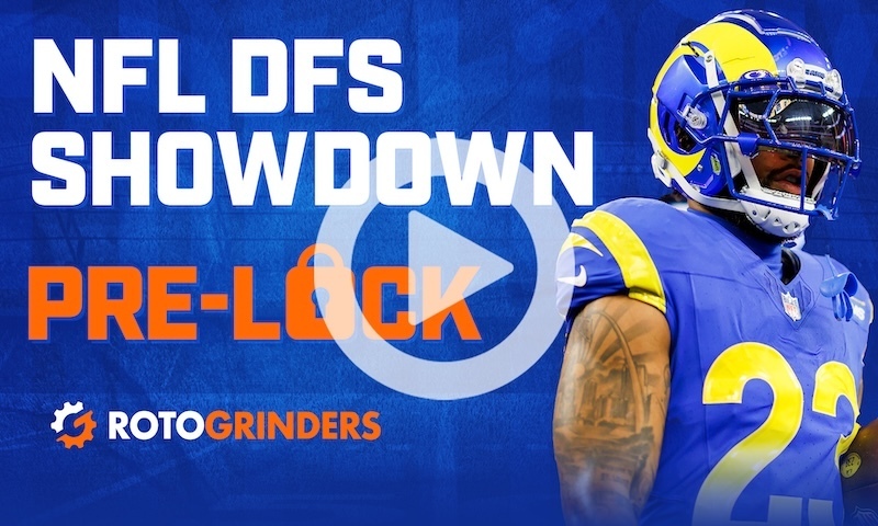 NFL DFS Showdown Pre-Lock Show: Week 1 - Thursday Night Football