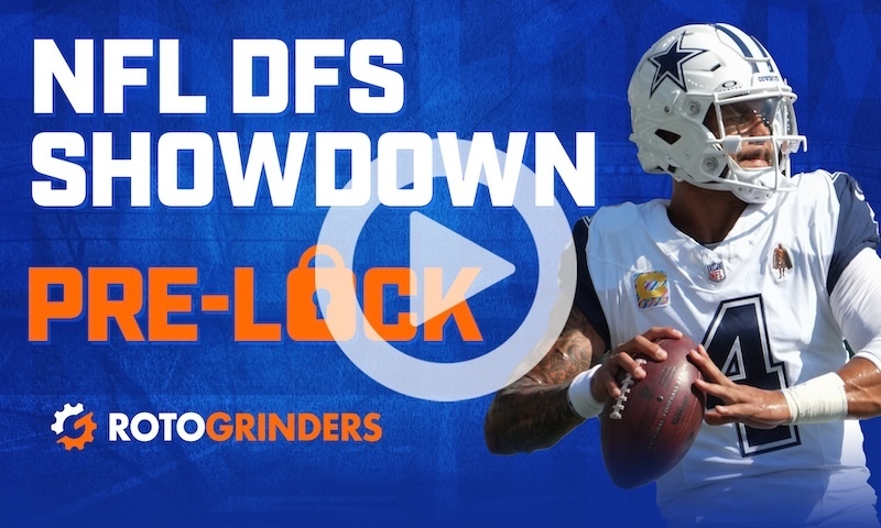 NFL DFS Showdown Pre-Lock Show: Week 1 - Sunday Night Football