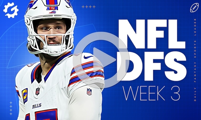 NFL DFS Sunday Morning Show Block - Week 3