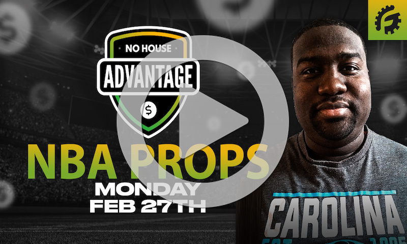 NBA Player Props on No House Advantage - Monday Feb 27th