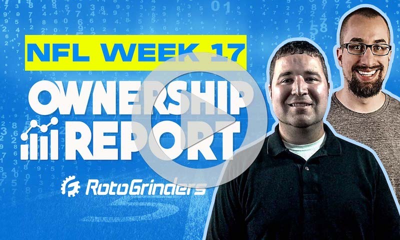 NFL Week 17 DFS Ownership Report