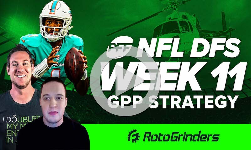 NFL DFS Week 11: Pro Football Focus