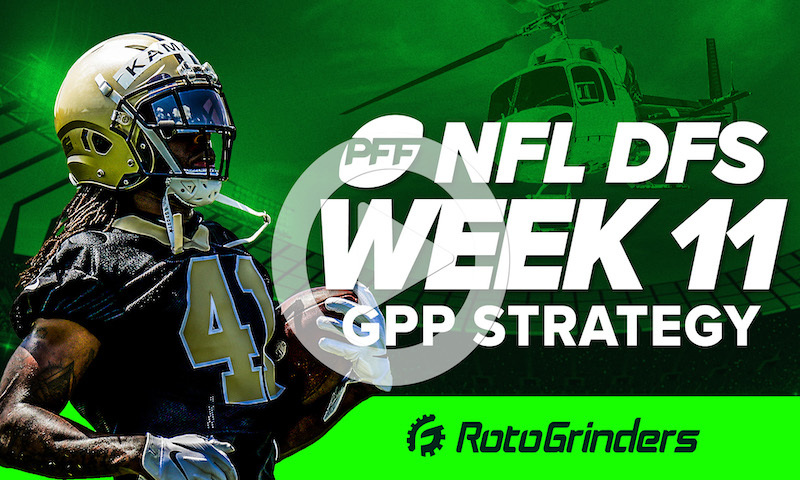 NFL DFS Pro Football Focus Show - Week 11