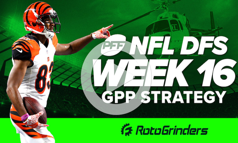 NFL DFS Pro Football Focus Show - Week 16