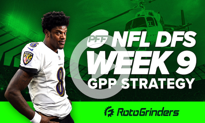 NFL DFS Pro Football Focus Show - Week 9