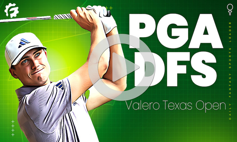 PGA Drive For Show, DFS For Dough: Valero Texas Open