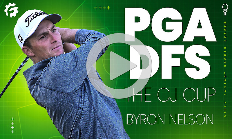 PGA Drive For Show, DFS For Dough: THE CJ CUP Byron Nelson