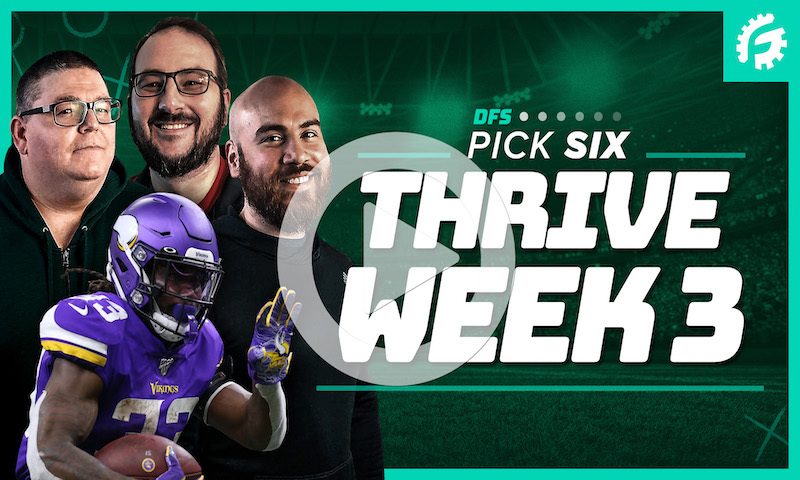 NFL DFS Pick Six Show - Week 3