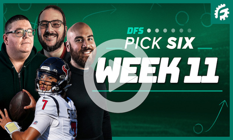 FanDuel & DraftKings NFL DFS Pick Six - Week 11