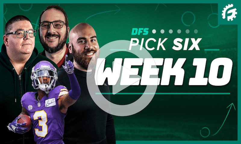 FanDuel & DraftKings NFL DFS Pick Six - Week10