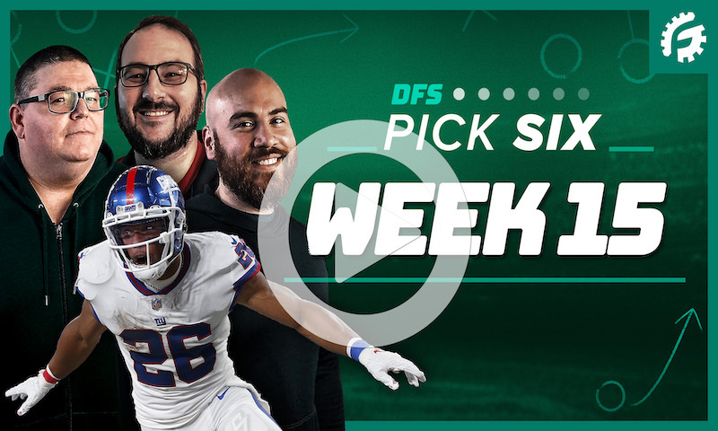FanDuel & DraftKings NFL DFS Pick Six - Week 15