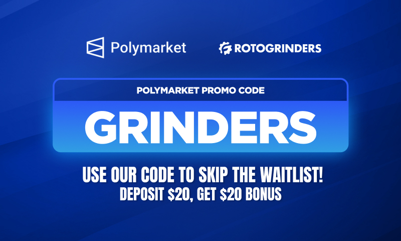 Polymarket promo code GRINDERS nets $20 for NFL Draft predictions, any sport today