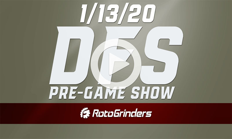 NBA Pre-Game Show - DFS Strategy for 1/13/20