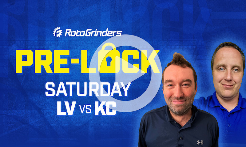 NFL DFS Showdown Pre-Lock Show - Week 18 (KC vs LV)