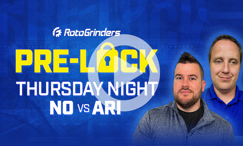 NFL DFS Showdown Pre-Lock Show - Week 7 (NO vs ARI)