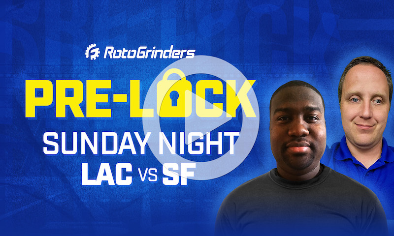 NFL DFS Showdown Pre-Lock Show - Week 10 (LAC vs SF)