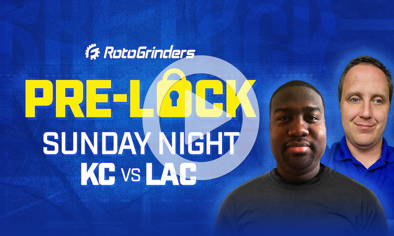 NFL DFS Showdown Pre-Lock Show - Week 11 (KC vs LAC)