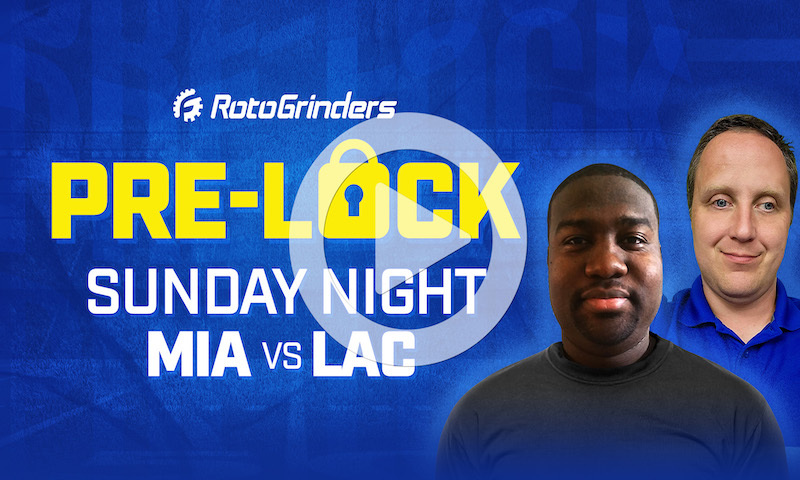 NFL DFS Showdown Pre-Lock Show - Week 14 (MIA vs LAC)