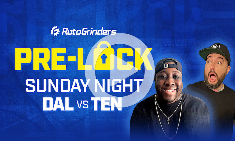 NFL DFS Showdown Pre-Lock Show - Week 17 (DAL vs TEN)