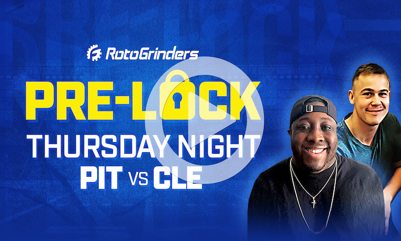 NFL DFS Showdown Pre-Lock Show - Week 3 (PIT vs CLE)