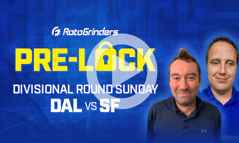 NFL DFS Showdown Pre-Lock Show - Divisional Round Sunday (DAL vs SF)