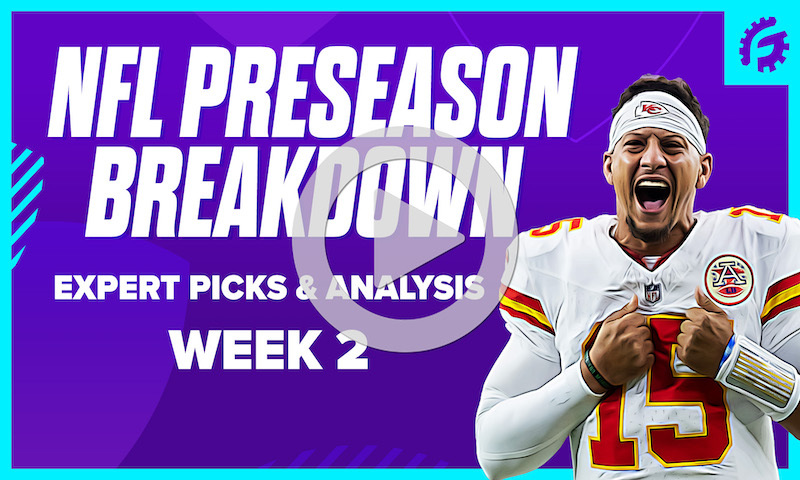 NFL Preseason Breakdown - Week 2, Friday Slate