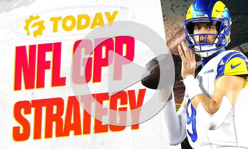 RotoGrinders Today - Friday, January 17th: NFL GPP Strategy with Bobby Gomes